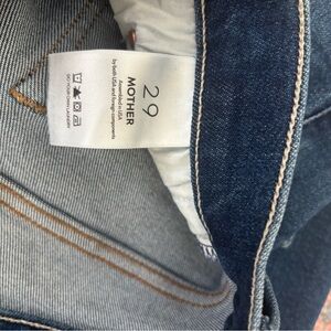 Mother the ankle wide leg jeans